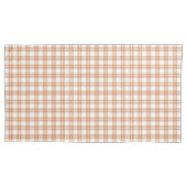 Light Brown Plaid Pattern Pillowcase Kussensloop (Voorkant)