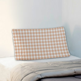 Light Brown Plaid Pattern Pillowcase Kussensloop