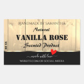 Light Brown Wooden Boards Product Packaging Labels (Voorkant)