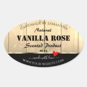 Light Brown Wooden Boards Product Packaging Labels (Voorkant)