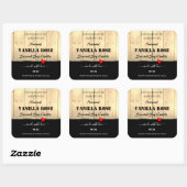 Light Brown Wooden Boards Product Packaging Labels (Vel)