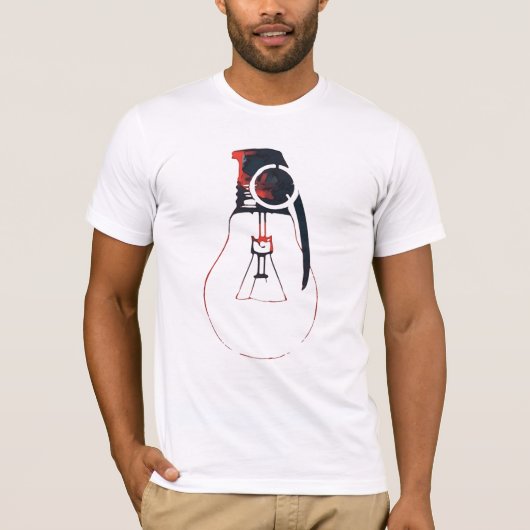 Light Bulb Grenade T-shirt (Voorkant)