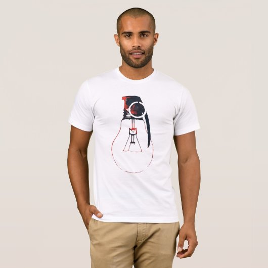Light Bulb Grenade T-shirt (Voorkant volledig)