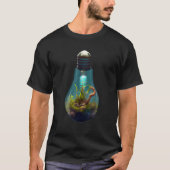 Light Bulb Terrarium voor een klimaatveranderingsa T-shirt (Voorkant)