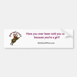 Light Bull Rider Bumpersticker