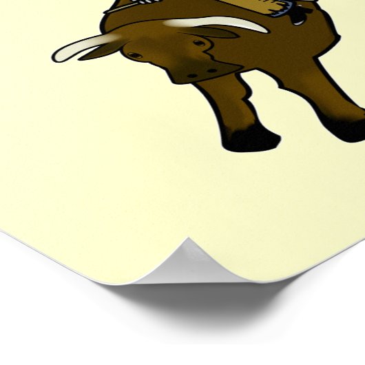 Light Bull Rider Poster (Hoek)