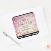 Light Burgundy Glitter Product Label Diamonds Logo (Envelop)