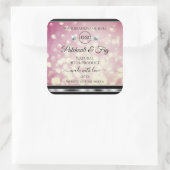 Light Burgundy Glitter Product Label Diamonds Logo (Tas)