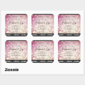 Light Burgundy Glitter Product Labels diamanten (Vel)
