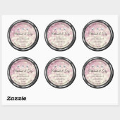 Light Burgundy Glitter Product Labels diamanten (Vel)