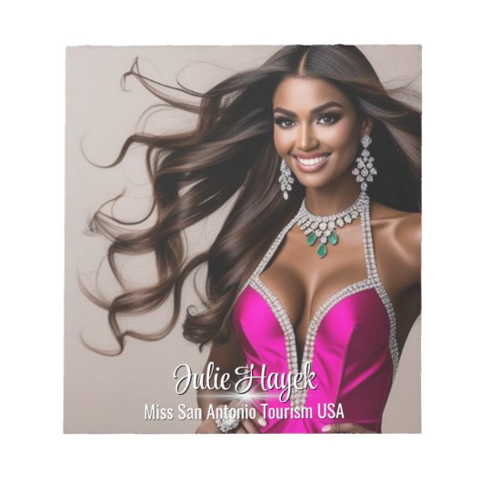 Light Burst-optocht met foto-handtekening Notitieblok (Voorkant)