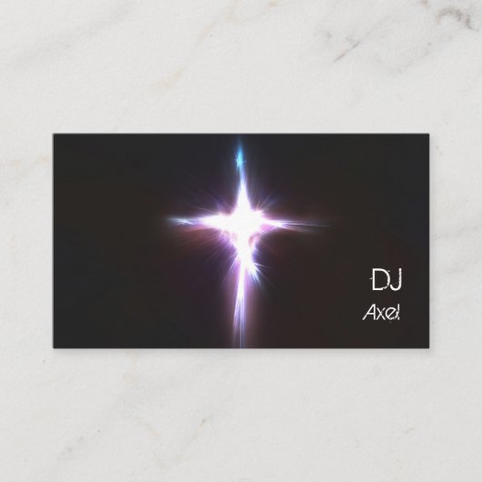Light Burt DJ Visitekaartje (Voorkant)