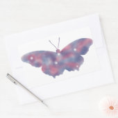 Light Butterfly Starscape-Sticker Rechthoekige Sticker (Envelop)