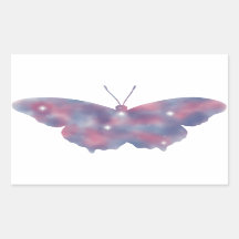 Light Butterfly Starscape-Sticker