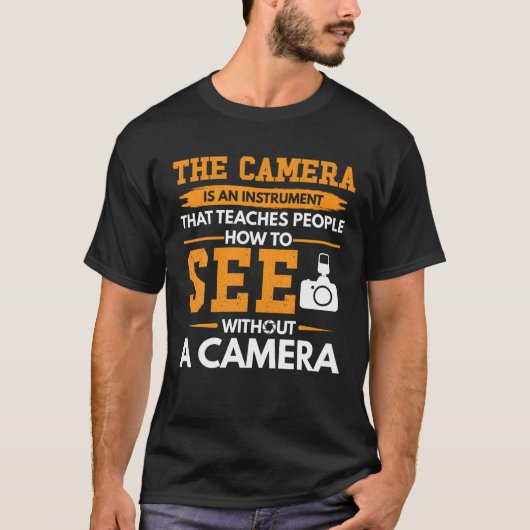Light Camera Action Cameraman T-shirt (Voorkant)