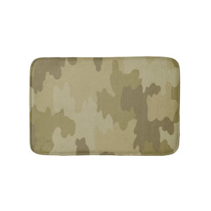 Light Camouflage Bath Mat