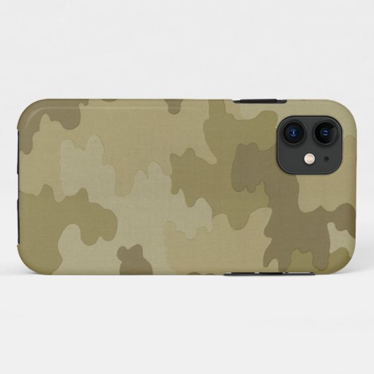 Light Camouflage iPhone 5G Hoesje (Achterkant (horizontaal))