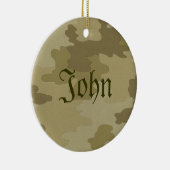 Light Camouflage Name Ornament (Rechts)