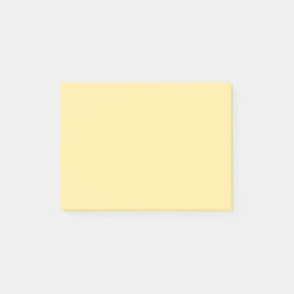 Light Canary Simple 4" x 3" Post-it® Notes