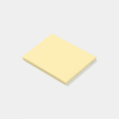 Light Canary Simple 4" x 3" Post-it® Notes (Schuin)