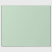 Light Celadon Green Cadeaupapier (Vlak)