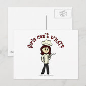 Light Chef Girl Briefkaart (Voorkant / Achterkant)