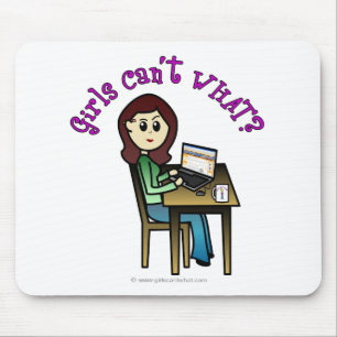 Light Computer Girl Muismat