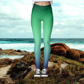 Light Cool Haze Ombre Tie Dye Leggings