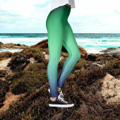 Light Cool Haze Ombre Tie Dye Leggings