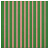 Light Coral and Dark Green Stripes Pattern Stof (Swatch)