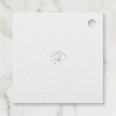 Light Cornflower Blue, Sky Megenta, Girly Bedankjes Labels (Achterkant)