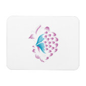 Light Cornflower Blue, Sky Megenta, Girly Magneet (Horizontaal)