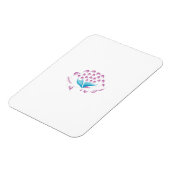 Light Cornflower Blue, Sky Megenta, Girly Magneet (Linkerzijde)