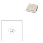 Light Cornflower Blue, Sky Megenta, Girly Rubberstempel (Gestempeld)