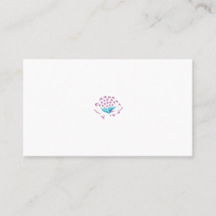 Light Cornflower Blue, Sky Megenta, Girly Visitekaartje