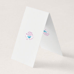 Light Cornflower Blue, Sky Megenta, Girly Visitekaartje