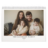 Light Cream Aangepaste Familie Foto's Kalender (Hoes)