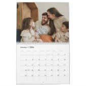 Light Cream Aangepaste Familie Foto's Kalender (Jan 2026)