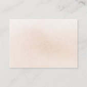 Light Cream Floral Exotic Boho Baby shower Books Informatiekaartje (Achterkant)