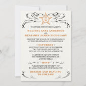 Light Cream Southern Style Weddenschap Kaart (Voorkant)