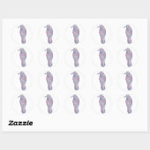 Light Crow Starscape-Sticker Ronde Sticker (Vel)