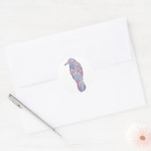 Light Crow Starscape-Sticker Ronde Sticker (Envelop)