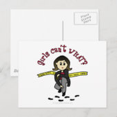 Light CSI Girl Briefkaart (Voorkant / Achterkant)