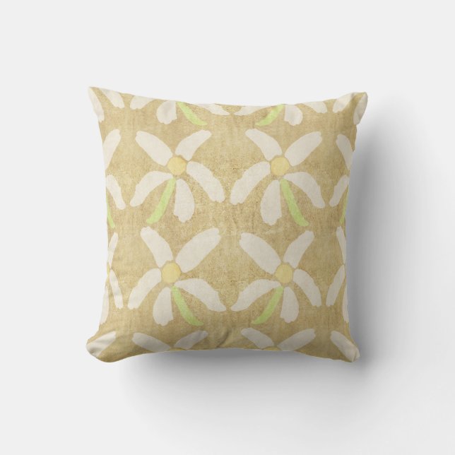 Light Daisy Pattern Pillow Kussen (Voorkant)