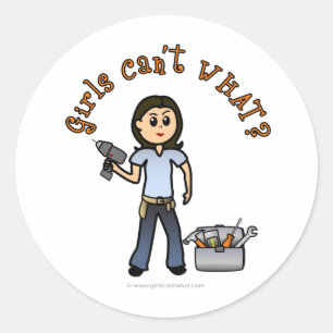 Light Do-it-Yourself Diva Ronde Sticker