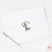 Light Do-it-Yourself Diva Ronde Sticker (Envelop)
