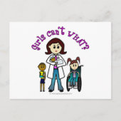 Light Doctor Girl Briefkaart (Voorkant)