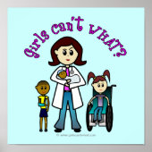 Light Doctor Girl Poster (Voorkant)