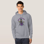 Light Drummer Girl Hoodie (Voorkant volledig)