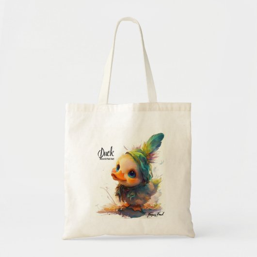 Light Duck Over & Ontdek Canvas tas (Voorkant)
